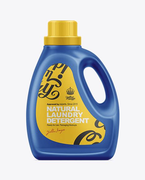 Download 2.66L Liquid Laundry Detergent Bottle Mockup
